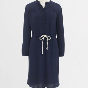 J. Crew Navy Blue XS Tshirt dress nautical NWT